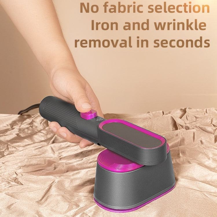 2-in-1 rotating iron with powerful steam for wrinkle removal and sterilization. Suitable for all fabrics with intelligent temperature control. Features a large water tank, spray and dry modes, and is portable for travel